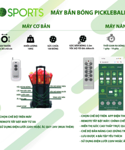 Máy bắn bóng pickleball Việt Nam - Nâng Cao