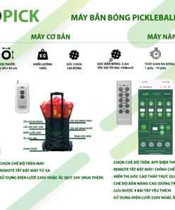 Máy bắn bóng pickleball Việt Nam - Nâng Cao